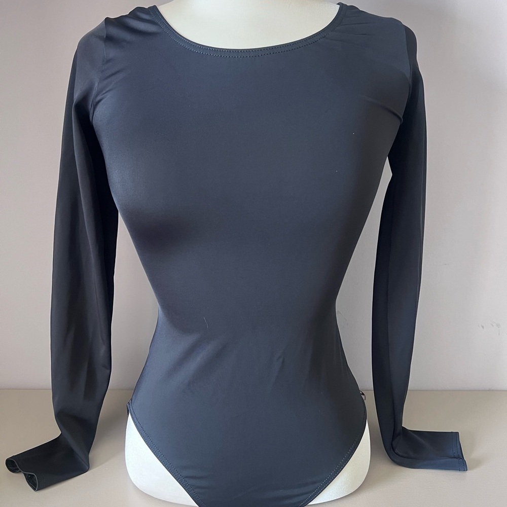 Balera Dancewear Black Long-Sleeve Women’s Bodysuit Leotard - Size Small Adult